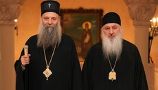 Patriarch Porfirije empfing georgischen Metropoliten in Belgrad