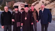 Ex-Fußballprofi Adrian Ilie pilgerte mit Bischof Siluan zum Berg Athos