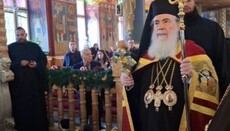 Der Patriarch von Jerusalem betonte seine Rolle als Friedensbotschafter