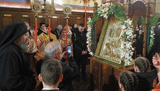 Ikone der Dreihändigen Gottesgebärerin aus Hilandar in Wien eingetroffen