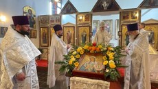 Erzbischof Tichon von Rusa zelebrierte das Patronatsfest der Gemeinde in Hof