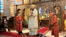 Bischof Irenei zelebrierte Liturgie zum Fest des Heiligen Sava in Birmingham