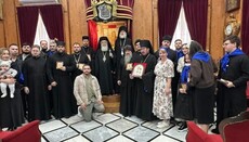 Patriarch Theophilos III. empfing Pilger aus aller Welt