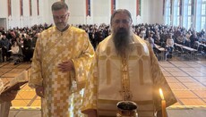 Erste bischöfliche Liturgie der mazedonisch-orthodoxen Mission Fulda gefeiert
