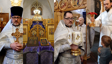 In Köln wurde ein Gottesdienst in der orthodoxen Gemeinde in der Kirche der Heiligen Konstantin und Helena gefeiert