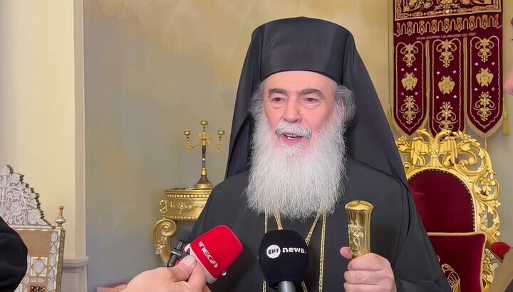 Exklusiv: Patriarch Theophilos äußerte sich zur Eröffnung der Grabeskirche
