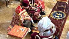 Fußwaschung am Gründonnerstag in London erinnerte an Christi Demut