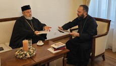 Brüderlicher Austausch in Wien: Metropolit Isaak besuchte Metropolit Arsenios