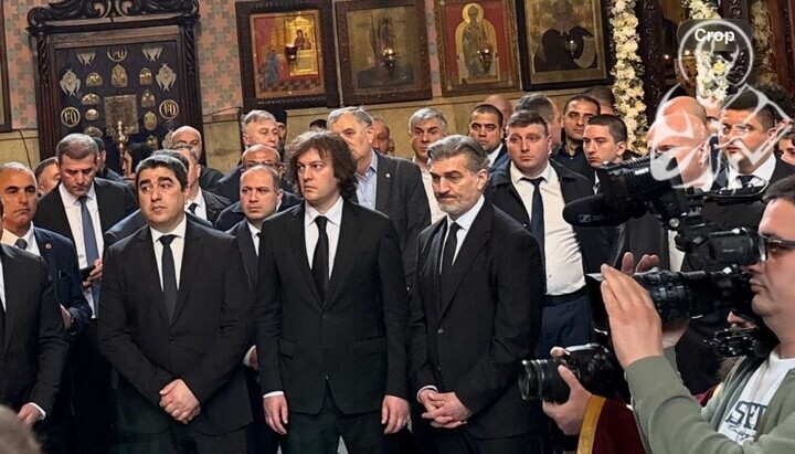 Panachida in Tifliser Kathedrale am 40. Tag nach dem Tod von Patriarch Ilia