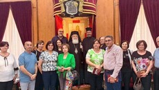 Patriarch Theophilos III. führte mehrere Begegnungen in Jerusalem durch