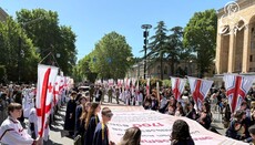 Neuer Patriarch von Georgien leitet Feierlichkeiten nach seiner Wahl und Inthronisation