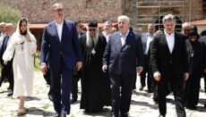 Präsident Vučić besuchte das Kloster Alawerdi zum Abschluss seiner Georgien-Reise