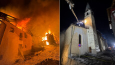 Großbrand im Trentino beschädigte Kirche Santo Stefano schwer