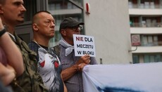 In Polen protestierten Bewohner gegen eine Moschee in einem Wohnhaus