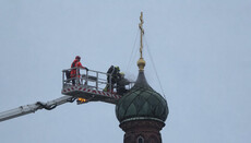 Blitz setzte Kuppel einer orthodoxen Kirche in Finnland in Brand