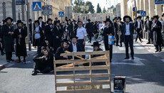 Chassiden blockierten in Jerusalem Straßen wegen Wehrdienstgesetz
