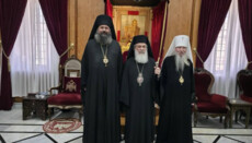 Metropolit Mark und Bischof Hiob trafen Patriarch Theophilos III. in Jerusalem