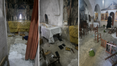 In Griechenland verwüsteten Vandalen eine Kapelle der Verklärung des Herrn