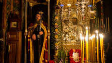 Serbisch-orthodoxes Kloster Hilandar feierte Fest der dreihändigen Gottesmutter