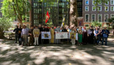 Orthodoxe nehmen in London am Marsch für das Leben teil