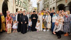 Metropolit Nikolaj besuchte die Dreifaltigkeitskirche in Bern