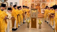 Russisch-orthodoxe Kirche gedachte Synaxis der Heiligen der deutschen Lande