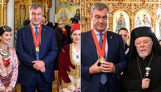 Metropolit Augoustinos zeichnete Markus Söder mit dem Goldenen Kreuz aus