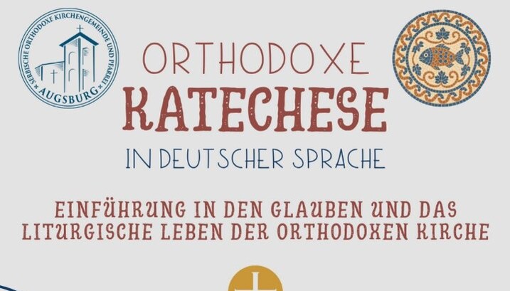 Infobroschüre zur Veranstaltung. Foto: Serbisch-Orthodoxe Gemeinde in Augsburg