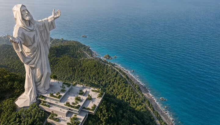 Entwurf der Christusstatue auf den Philippinen. Foto: slipform.ltd