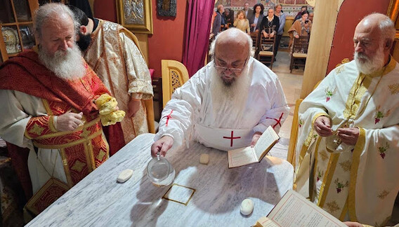 Weihe der Kirche der heiligen Paraskeva in Terihat. Foto: Orthodox Times