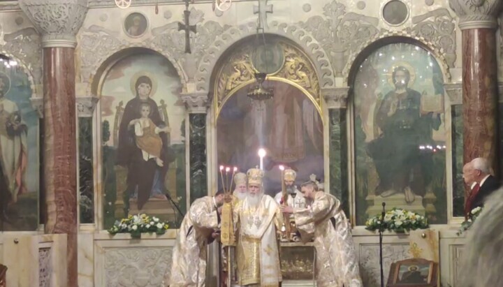 Liturgie in der Alexander-Newski-Kathedrale in Sofia. Foto: UOJ Bulgarien.