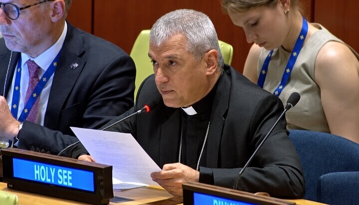 Erzbischof Christophe El-Kassis bei den Vereinten Nationen. Foto: Independent Catholic News