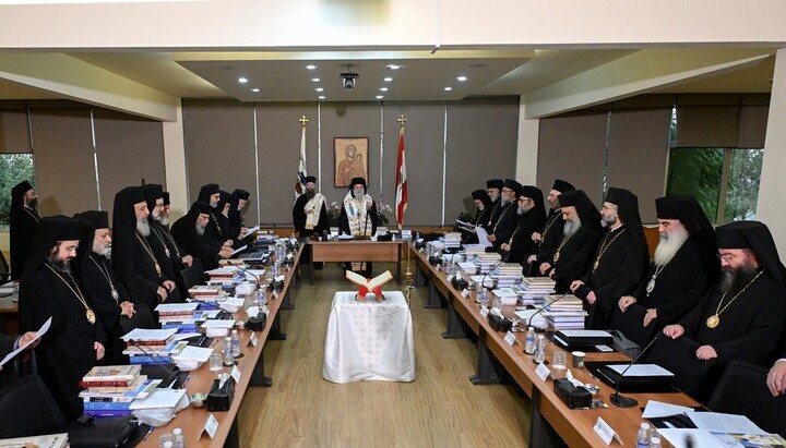 Sitzung der Synode der Antiochenisch-Orthodoxen Kirche am 20. Oktober 2026. Foto: antiochpatriarchate.org.