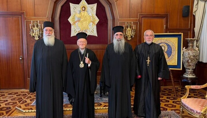 Delegation der Georgischen Orthodoxen Kirche in Konstantinopel. Foto: Georgisches Patriarchat