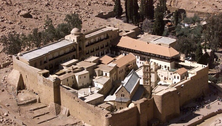 Das Katharinenkloster auf dem Sinai. Foto: orthodoxianewsagency.gr