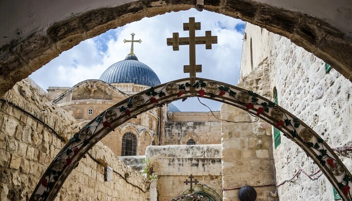 Blick auf die Grabeskirche in Jerusalem. Foto: christianitytoday.com