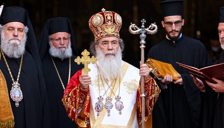 Patriarch Theophilos III. von Jerusalem. Foto: adologala.gr