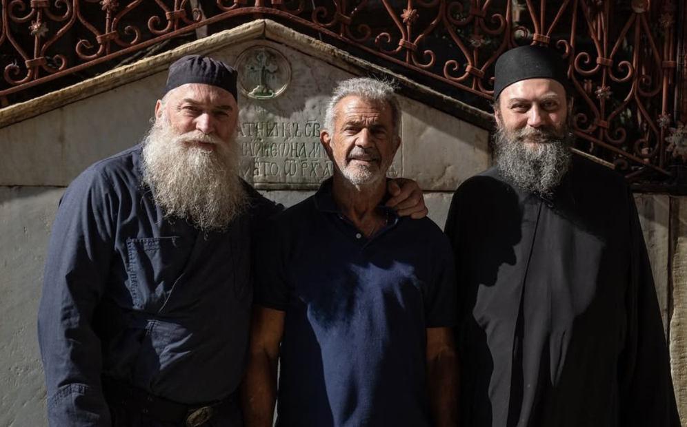 Mel Gibson besuchte das Kloster Hilandar auf dem Berg Athos Foto 1