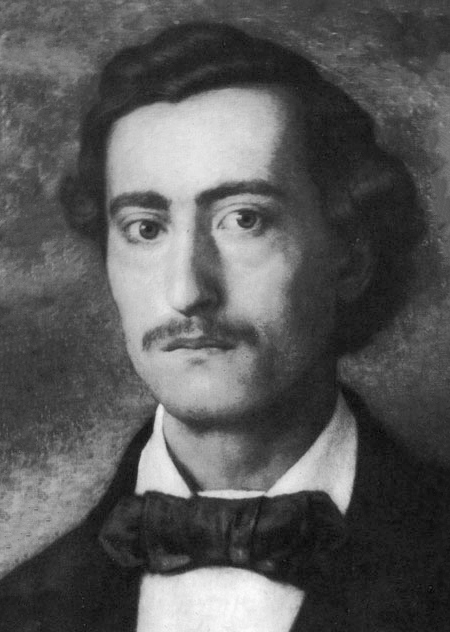 Porträt von Branko Radičević (1824–1853), ca. 1850, Urheber unbekannt. Quelle: Dan Online / Wikimedia Commons, Gemeinfrei / Public Domain.
