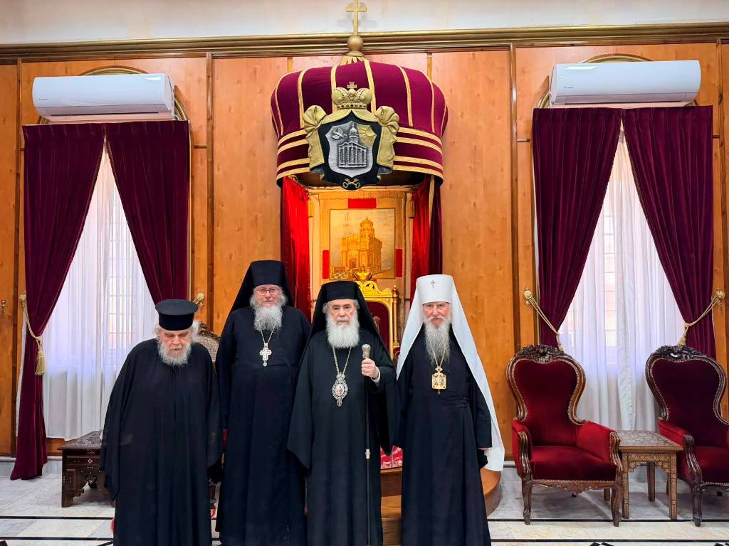 Patriarch Theophilos III. führte mehrere Begegnungen in Jerusalem durch фото 2