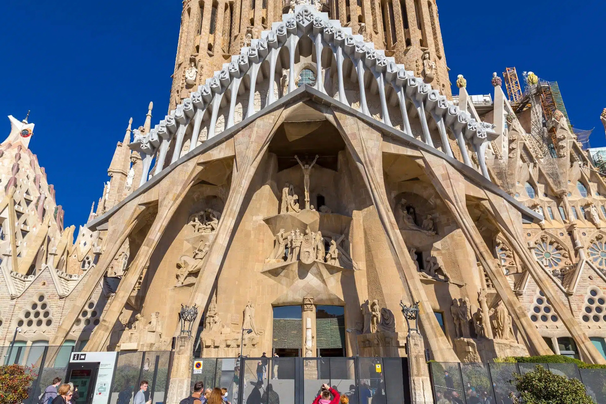 Passionsfassade. Quelle: Sagrada Familia Tickets