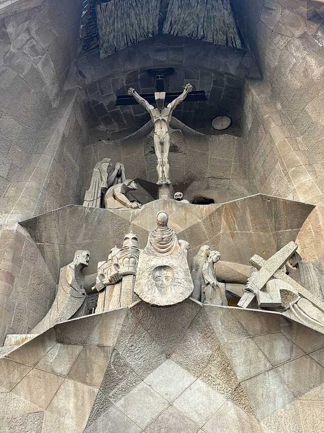 Passionsfassade. Quelle: Sagrada Familia Tickets