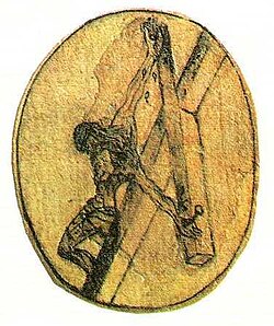 Zeichnung des Mönchs Johannes vom Kreuz. Quelle: Wikipedia
