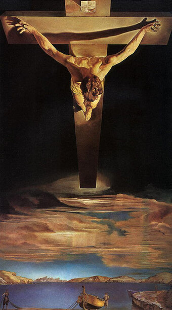 „Die Kreuzigung“ von Salvador Dalí. Quelle: Barcelona-Excursii